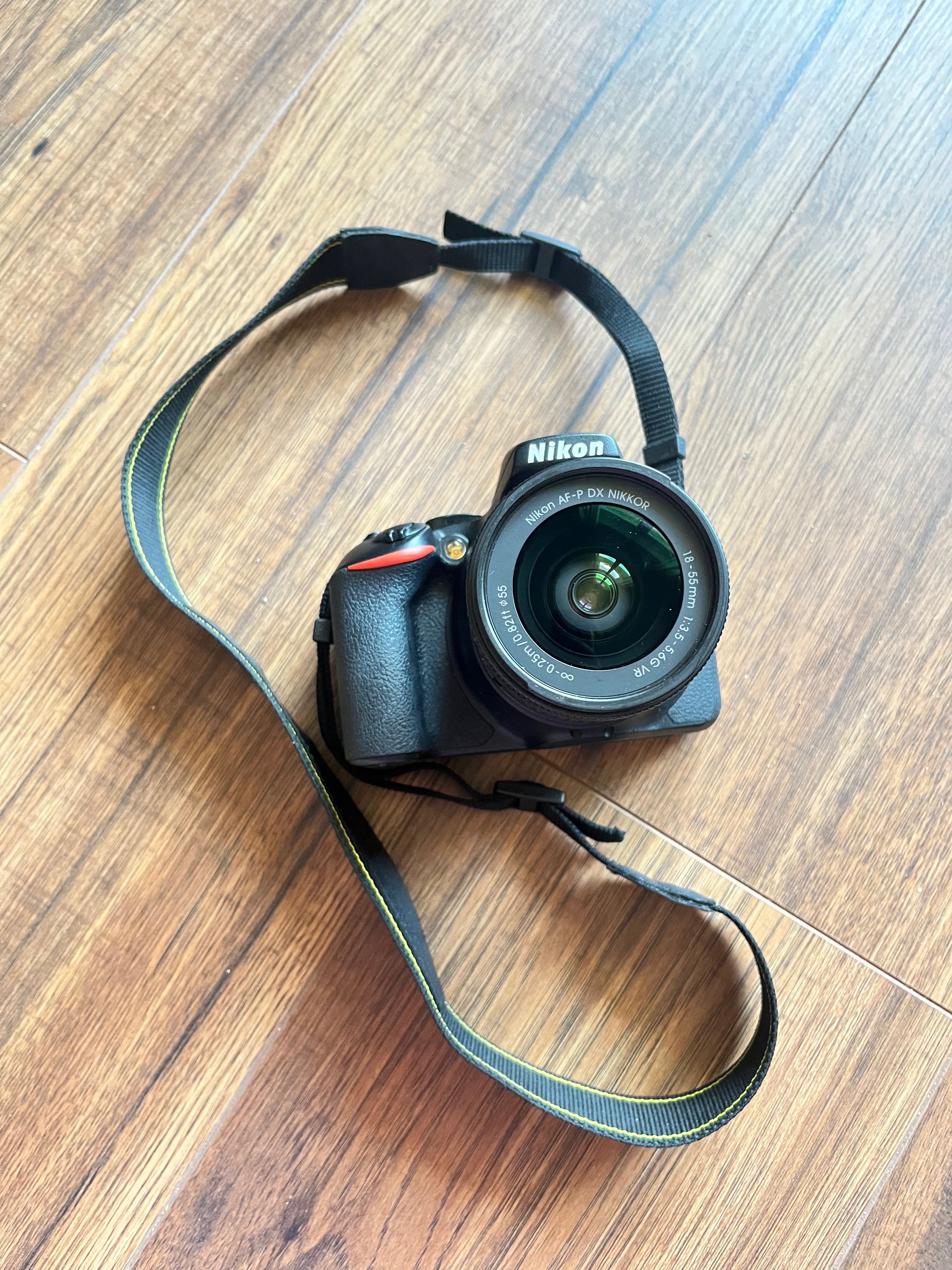 Lustrzanka nikon D5600 jak nowa + obiektyw