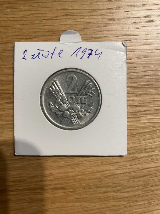 Moneta 2 zl jagoda 1974