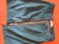 Юбка джинсова на застібці блакатна