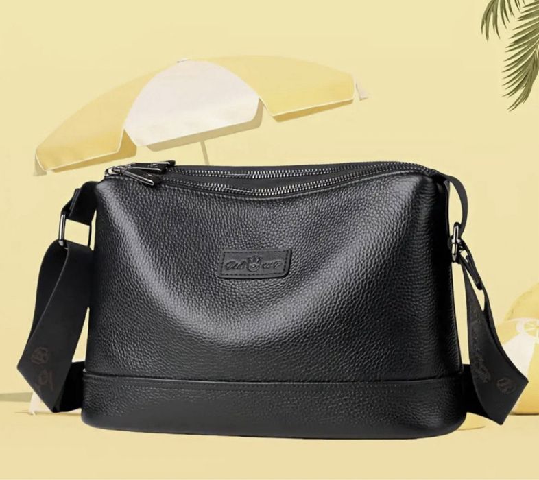 Шкіряна сумка через плече