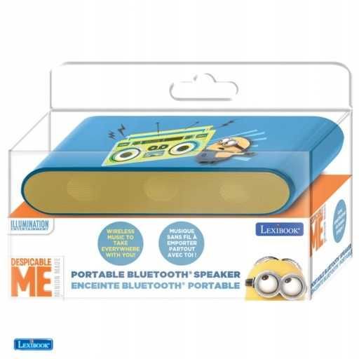 Minionki głośnik przenośny bluetooth Lexibook
