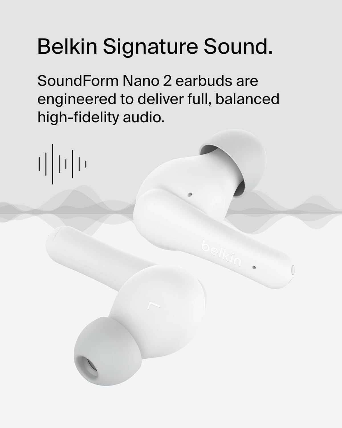 Belkin SoundForm Nano 2 Słuchawki bezprzewodowe douszne dla dzieci