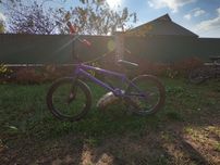 bmx kench street cro-mo 20.5 purple