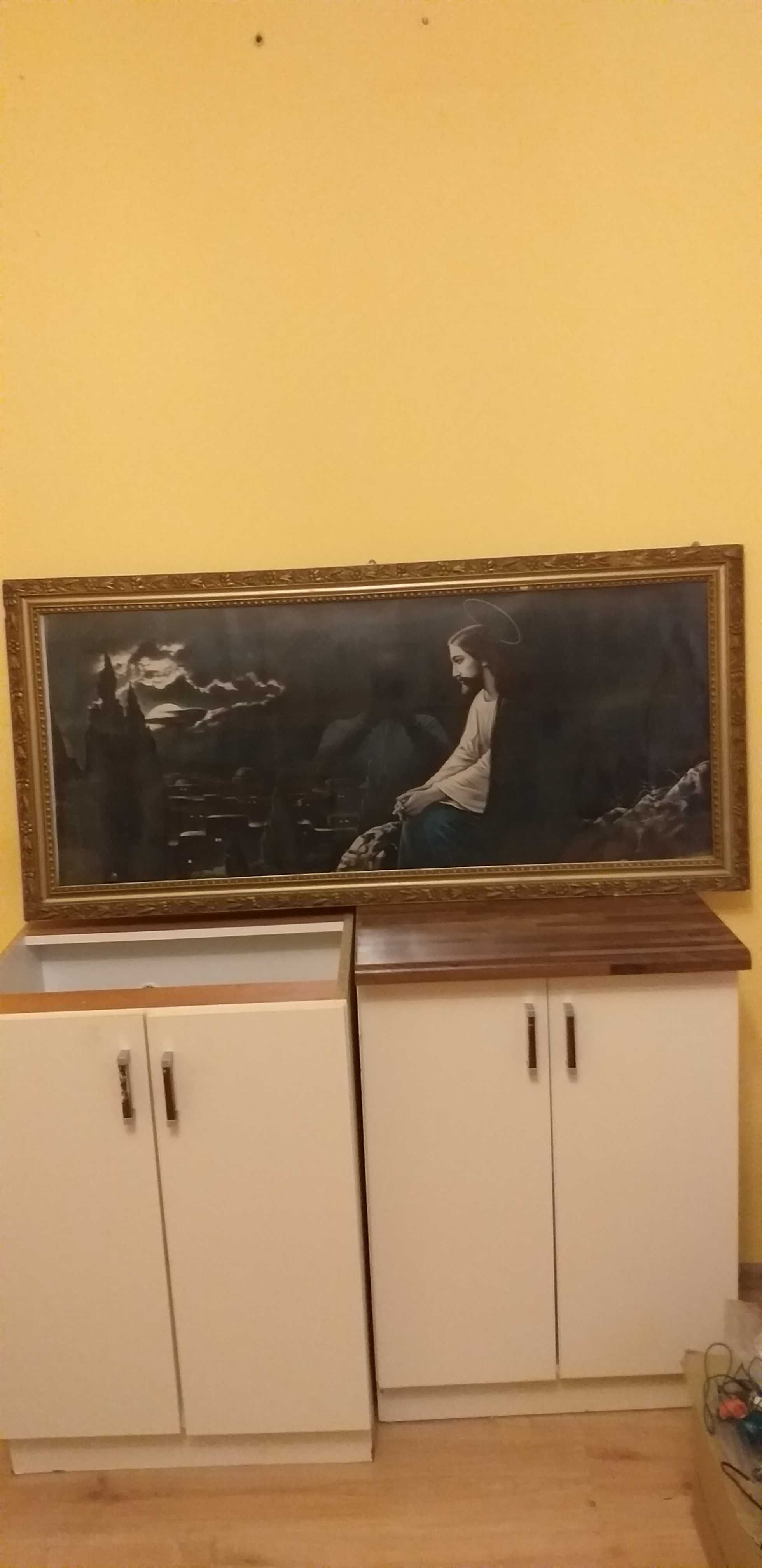 Obraz sakralny religijny  Modlitwa Jezusa w Ogrójcu 65x135 cm