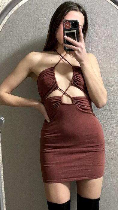 Сукня від PLT коричнева