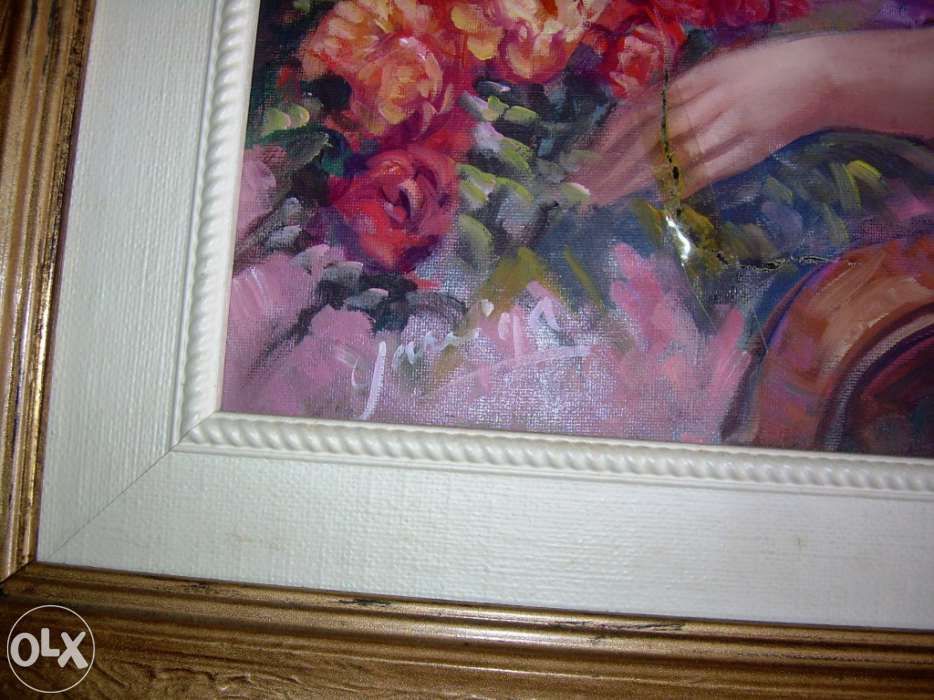 Quadro a precisar de restauro (54 cm x 61 cm)