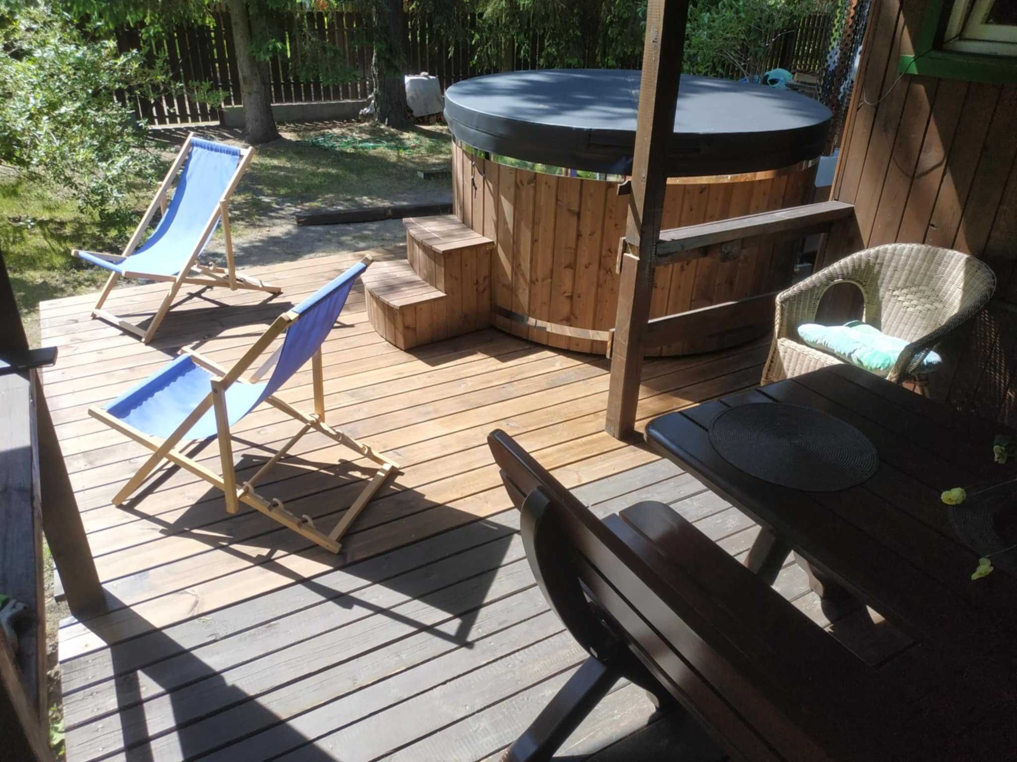 Domek 40 min od Waw   Klima  Balia Jacuzzi Bug Spływy  Ryby Kajaki