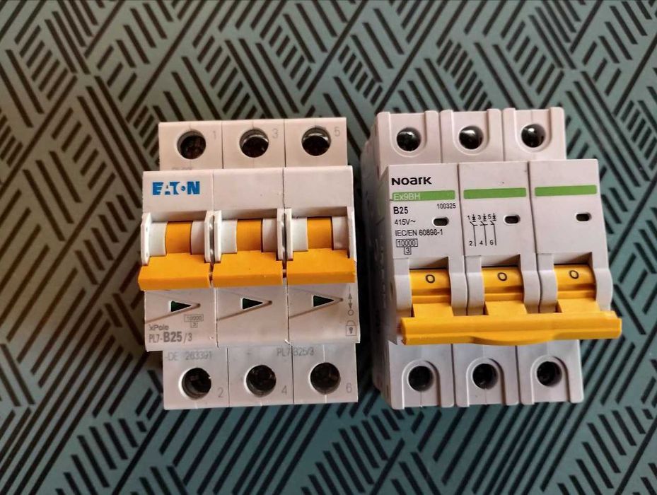 Автоматичний вимикач 3Ф 16А 20А 25А 32А 40А eaton.bonega.oez. нові.