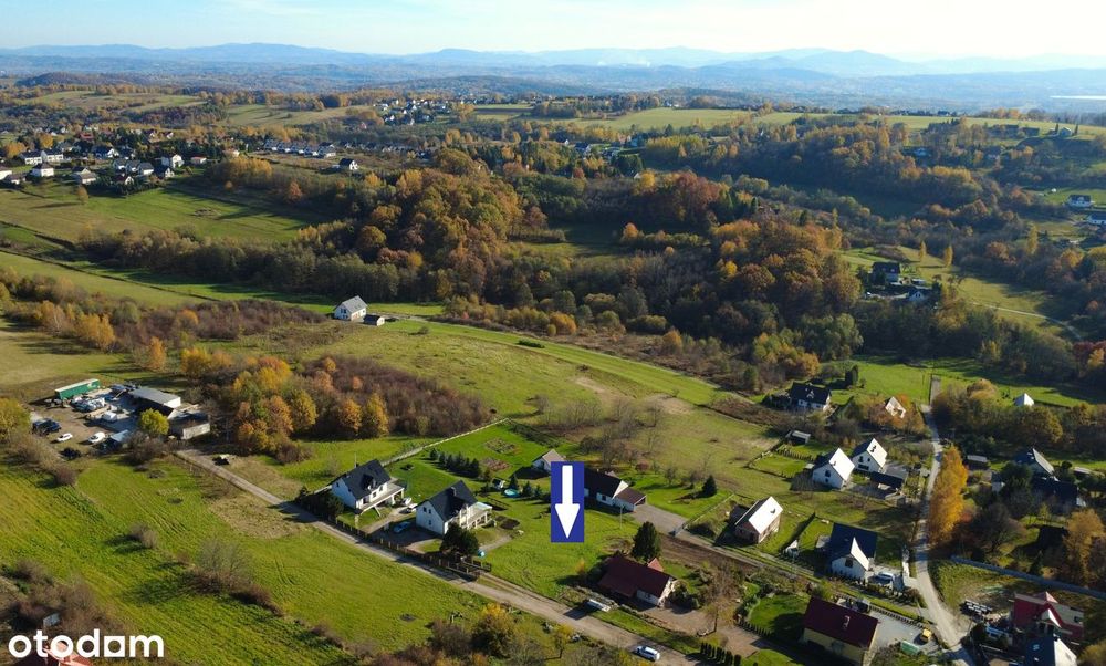 Malownicza działka budowlana 17,45 ar pod Wieliczką. Brak prowizji!