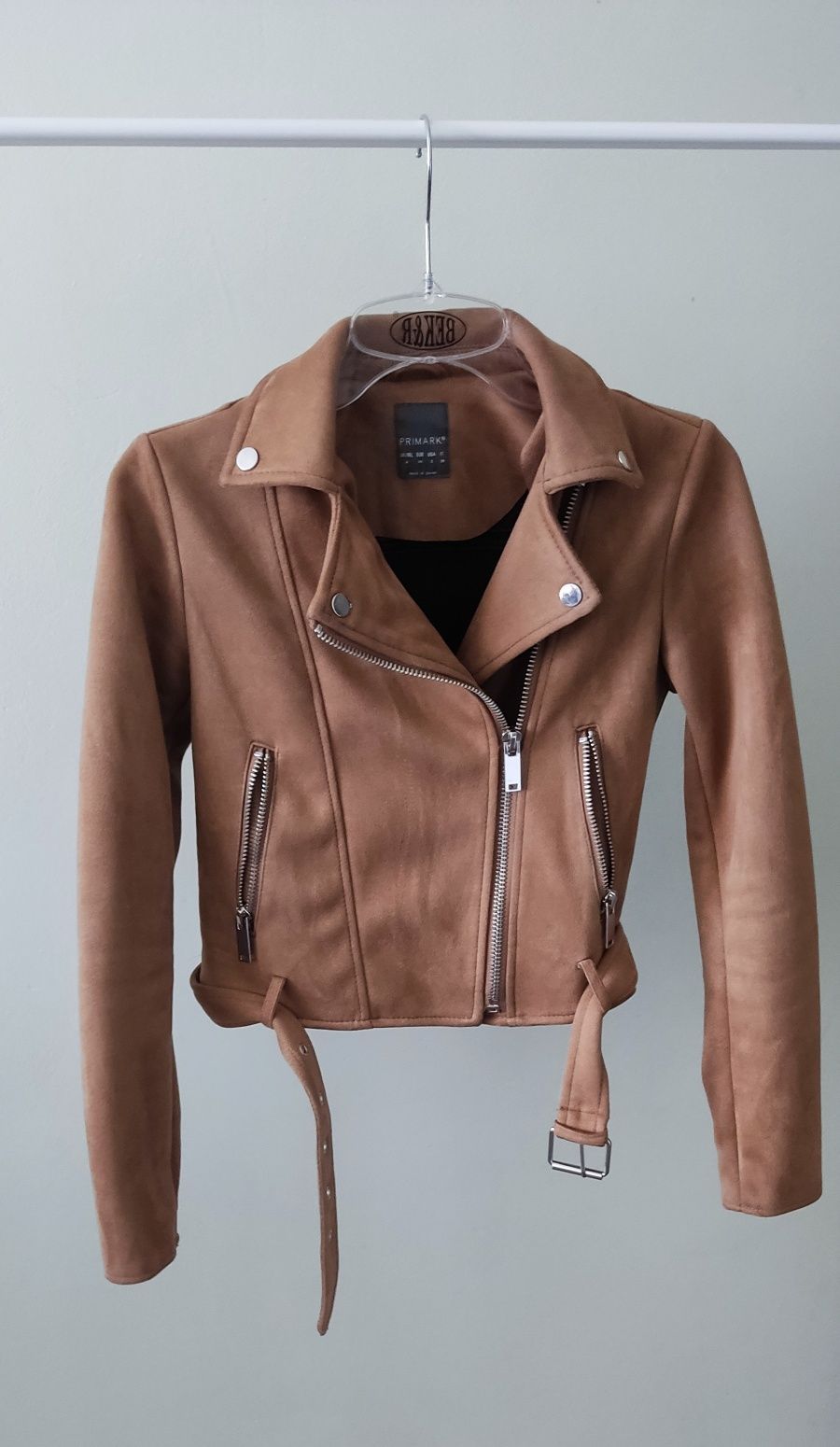 Brązowa kurtka ramoneska Primark XS