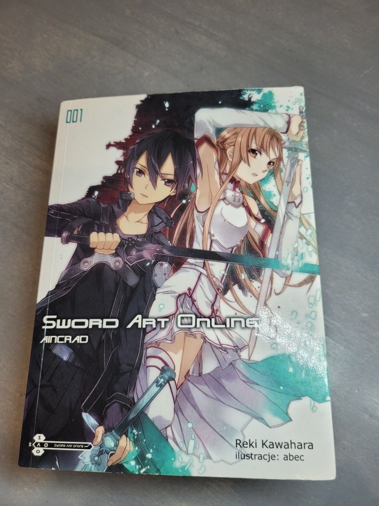 Reki Kawahara Sword Art Online Tom 1, 2, 3, 4 Aincrad, Taniec wróżek