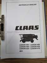 CLAAS Lexion 410,420,430,440,450,460 instrukcja obsługi po Polsku!