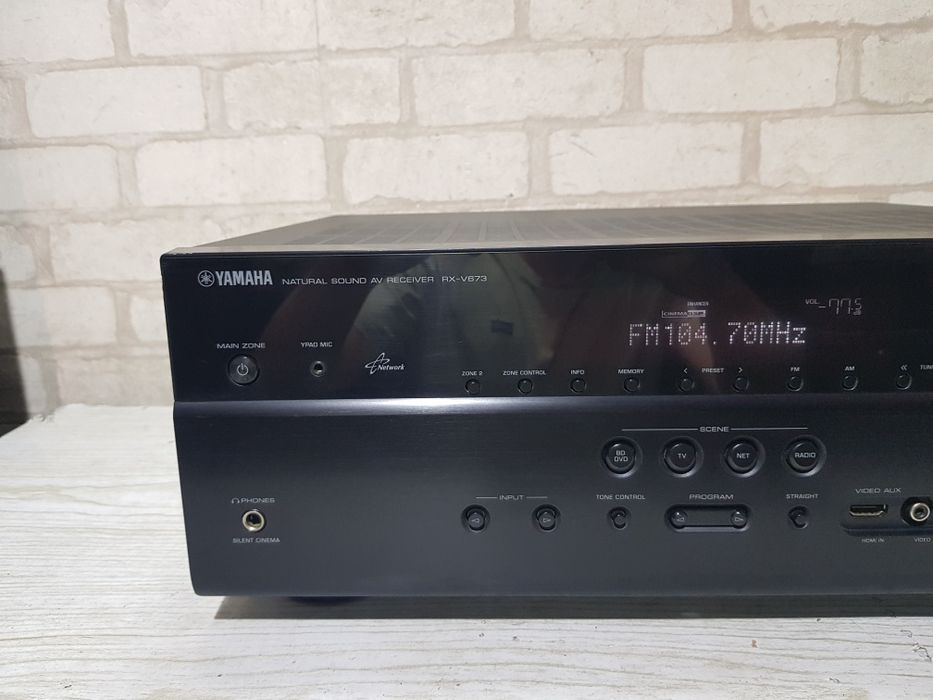 Пульт!7.1AV-ресивер Yamaha RX-V673 7х150Вт USB,4K,USB,AirPlay