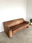 Sofa De Sede skóra vintage oryginał 3-osobowa
