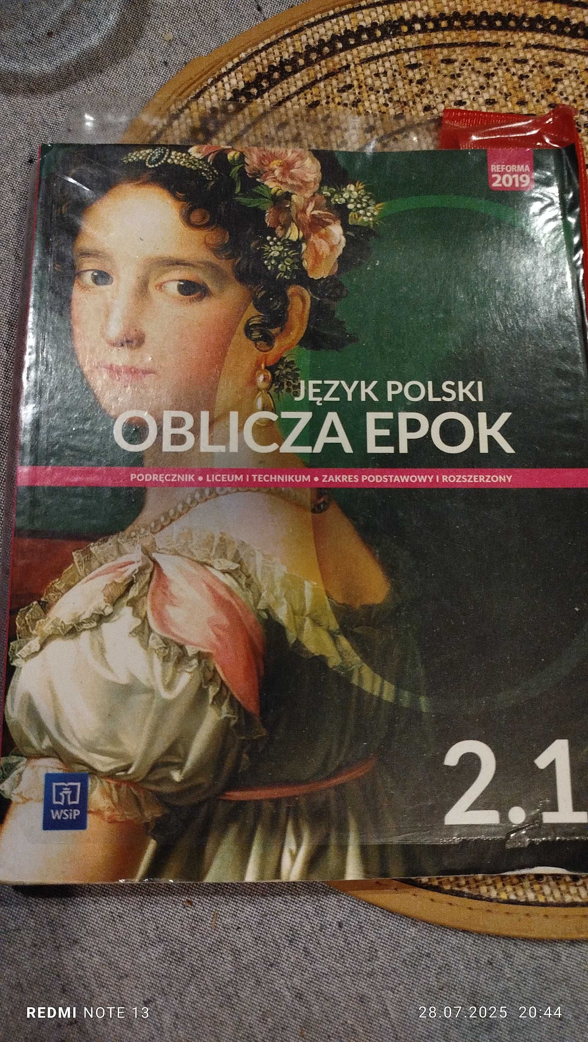 Oblicza epok 2.1 do liceum i technikum
