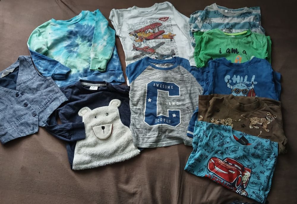 Zestaw dla chłopca r.98-104- kurtka zimowa z 5.10.15, spodnie zimowe i