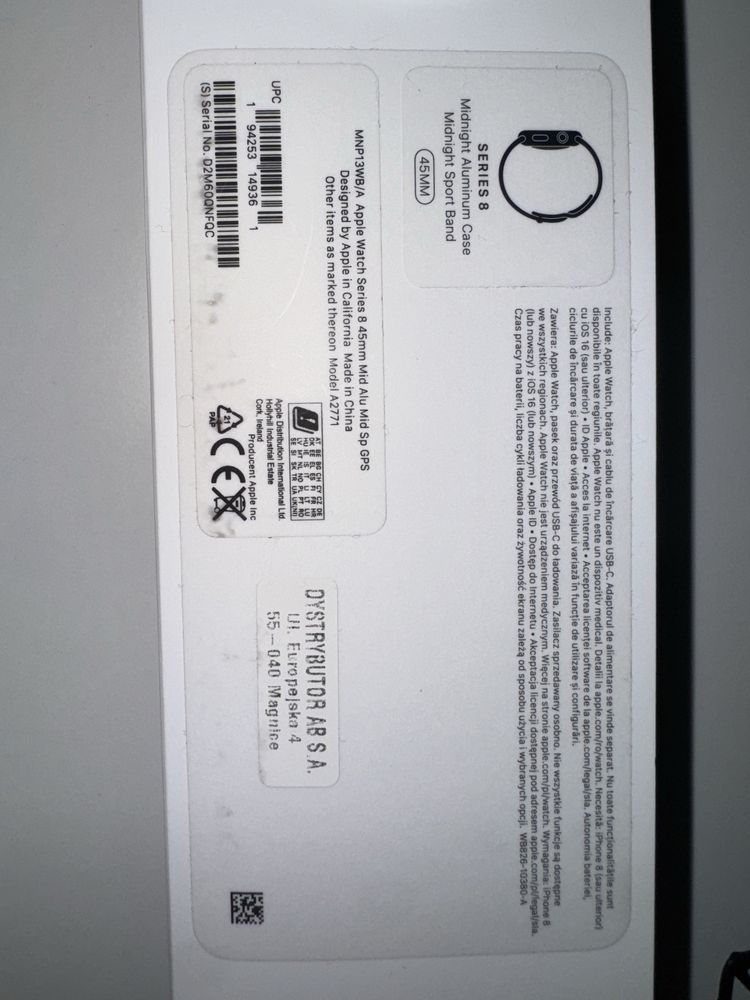 Apple Watch series 8 45mm