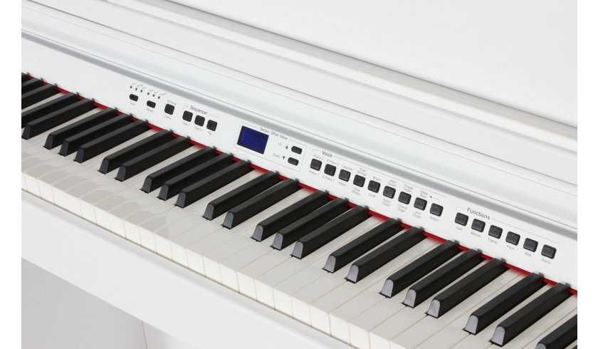 ORLA CDP 101  Pianino Biały Mat + ŁAWKA + Słuchawki | ZESTAW