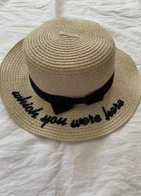 шляпа солнцезащитная. Панама с широкими полями. Канотье