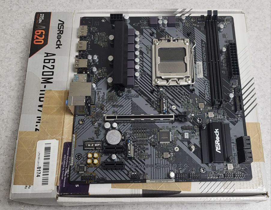 Материнська плата ASRock A620M-HDV/M.2 s-AM5 A620