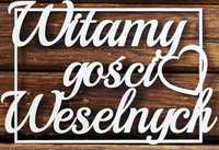 Witamy gosci weselny