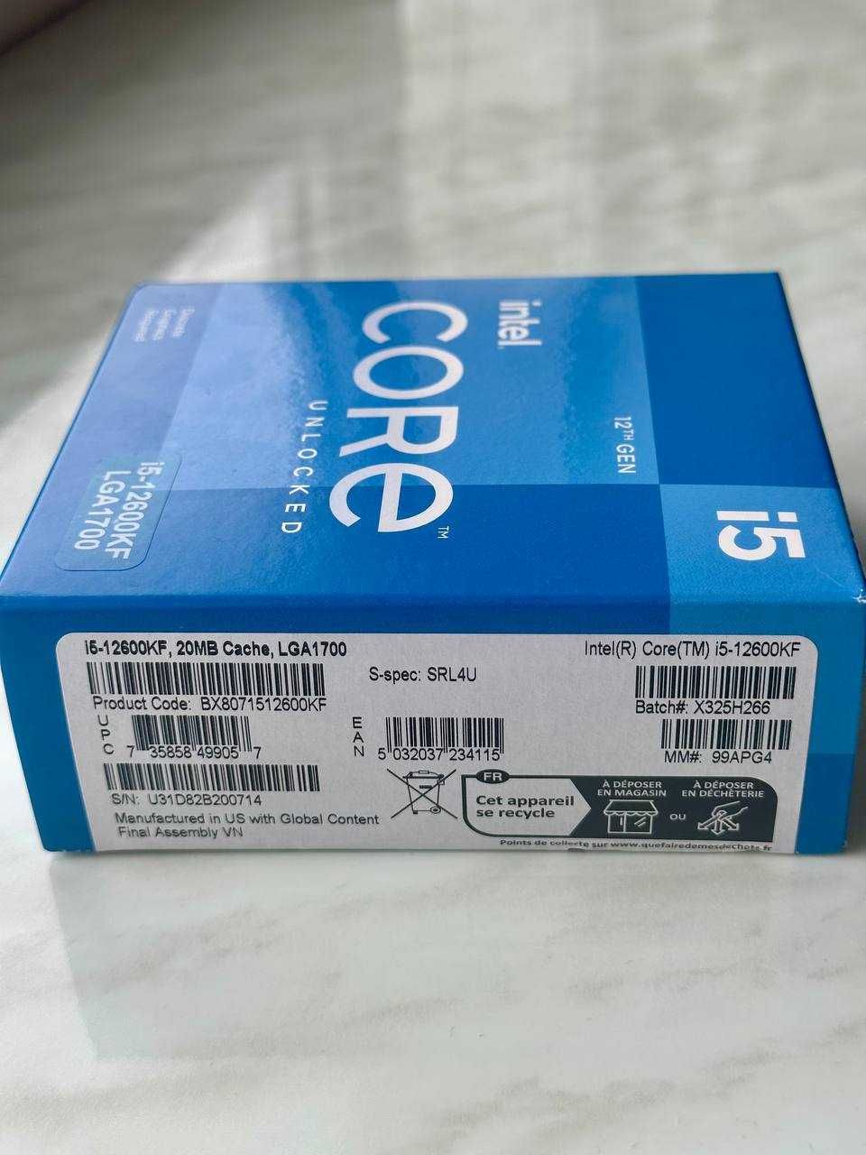 Процесор Intel Core i5 12600KF (BOX)