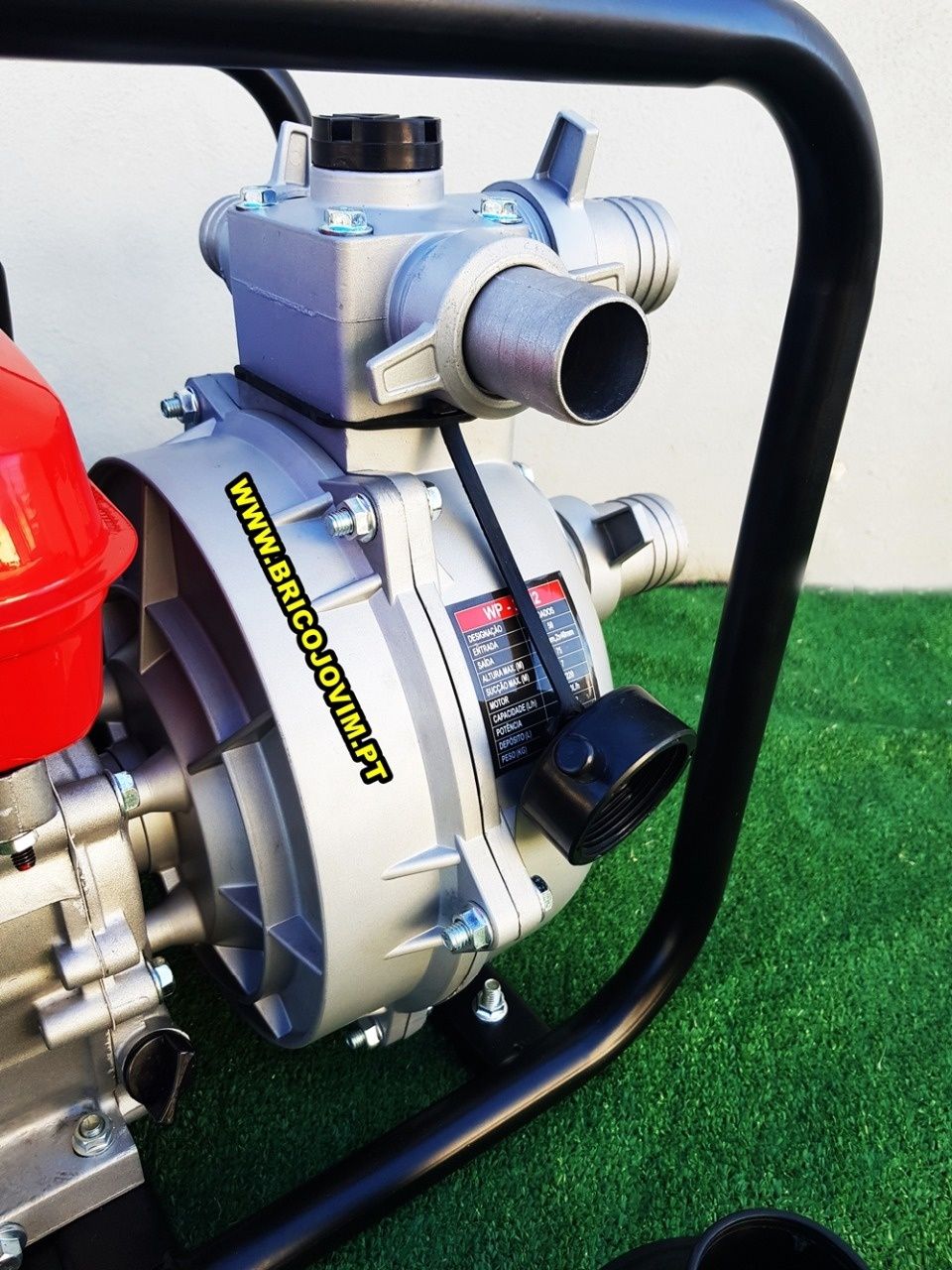 Motobomba Alta Pressão -Motor 6.5cv - 55Mts Impulsão- Combate Incêndio