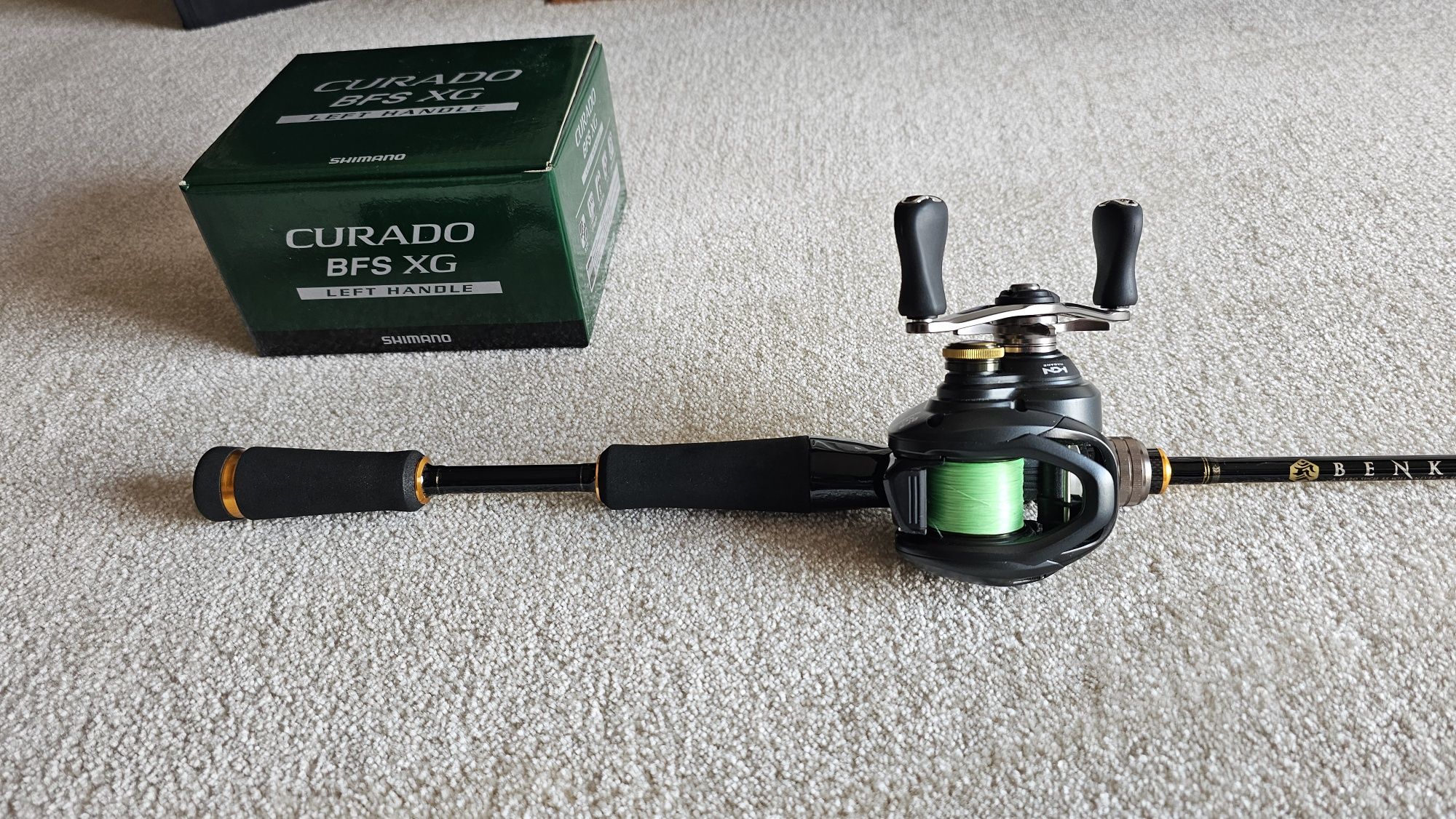 Wędka BFS Major Craft Benkei 1-7g + Shimano Curado BFS XG