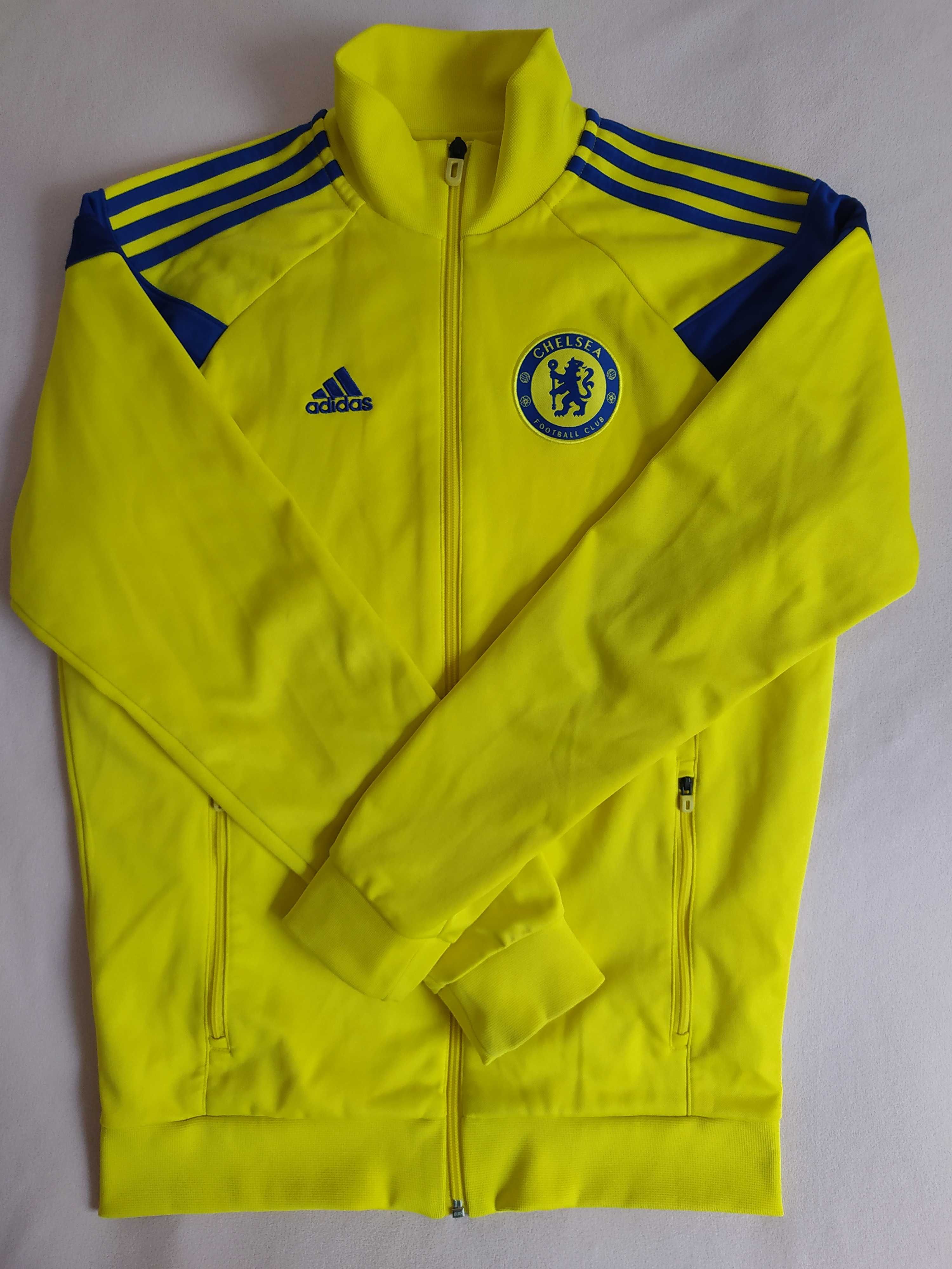 Bluza Adidas Chelsea climalite żółta r. S