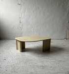 Stolik kamienny lata 70 80 vintage design #124