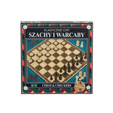 Szachy i warcaby 2w1 klasyczne gry