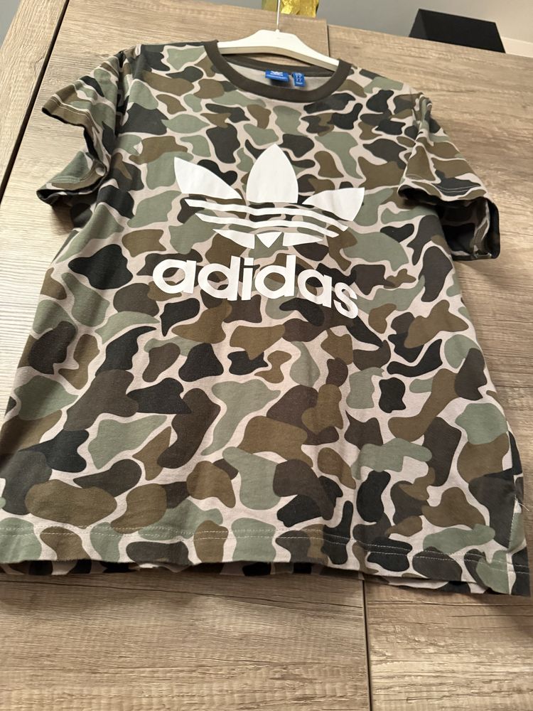 T-Shirt Adidas M Camo Moro rozmiar L