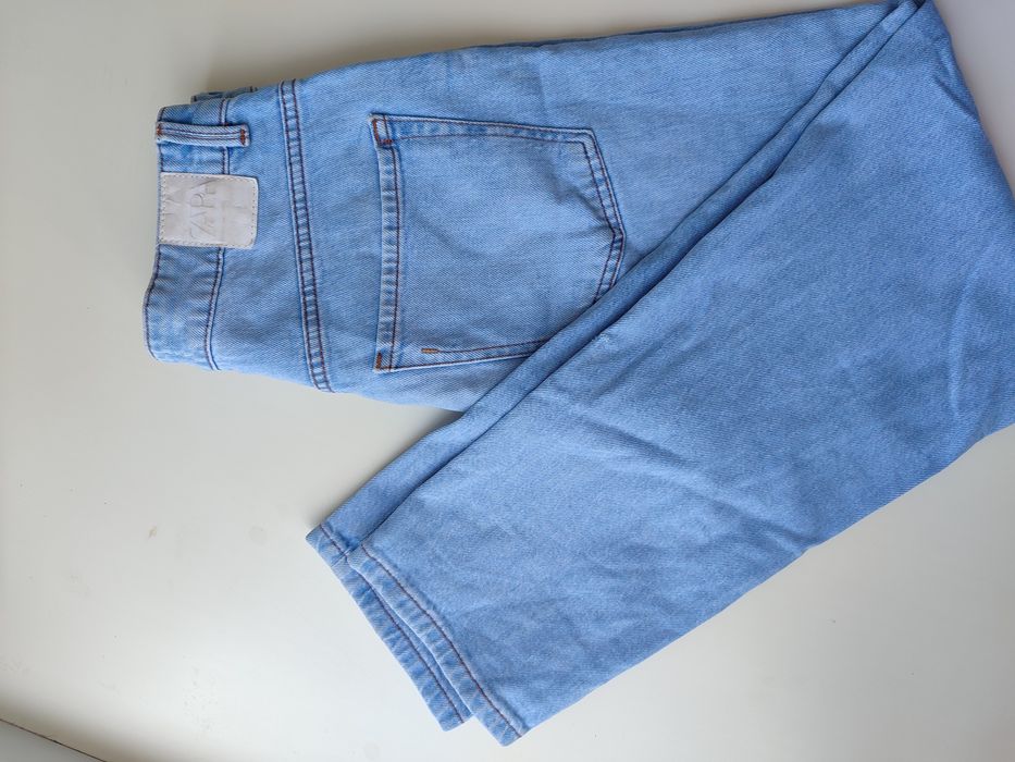 Джинси zara MOM з високою посадкою