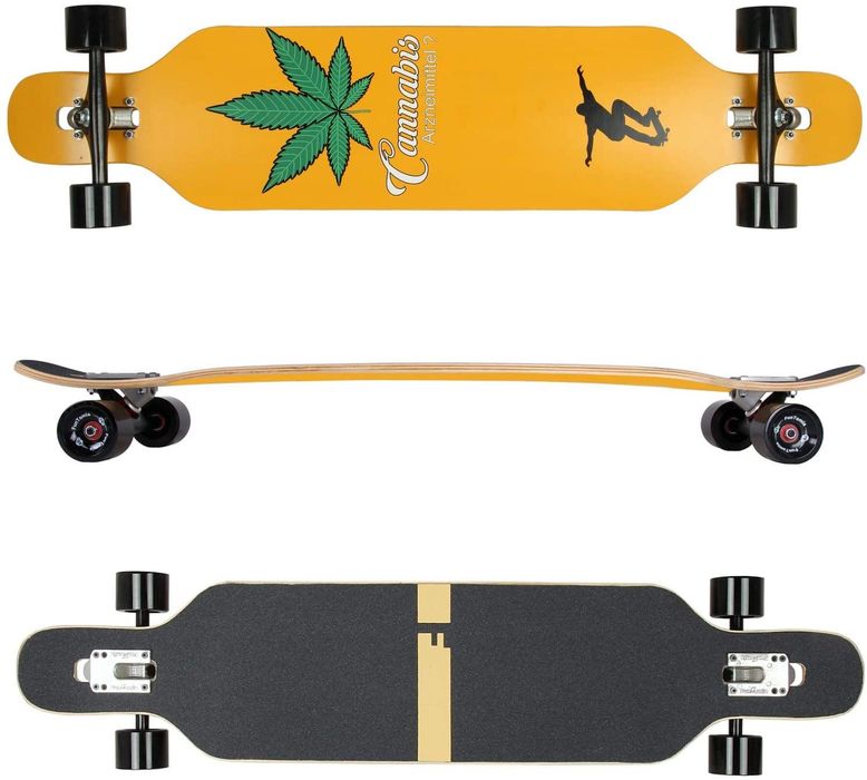 Deskorolka Longboard z łożyskami kulkowymi