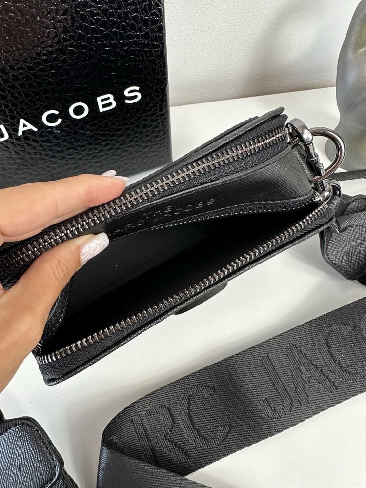 Torebka damska kuferek czarna Marc Jacobs mini Premium