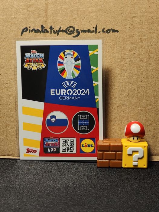 Carta Topps Sandi Lovrić – Euro 2024 (Seleção da Eslovénia)