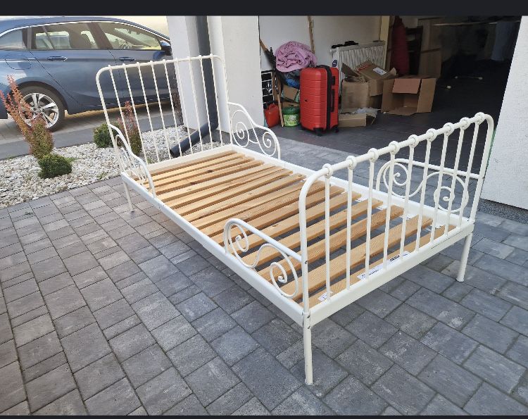 Łozko ikea Minnen dziecięce rozsuwane