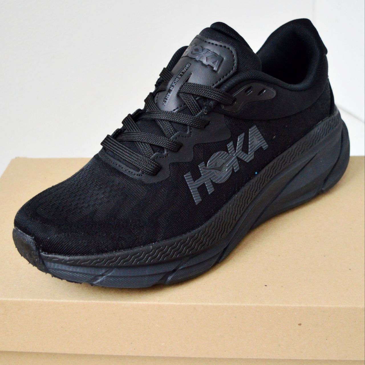 HOKA ONE ONE кросівки кеди чоловічі хока чорні весняні літні сітка
