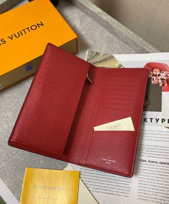 Серый бумажник Louis Vuitton кошелек Луи Виттон органайзер LV k410