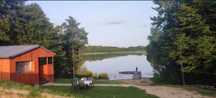 Domek letniskowy nad jeziorem