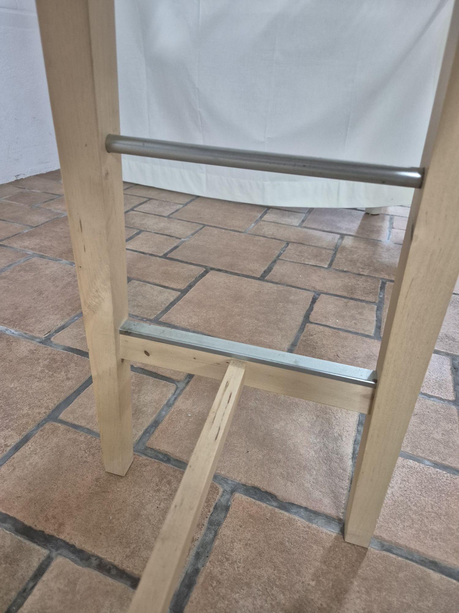 NILSOLLE banco alto bétula IKEA
