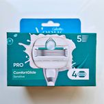 4 шт Gillette Venus PRO ComfortGlide Sensitive (з подушечками Olay)