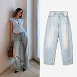 Джинси barrel leg bershka baggy широкі
