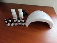 NOWA ! DOUGLAS Led lampa Starter Kit Base Coat Top Coat Nail Cleaner
