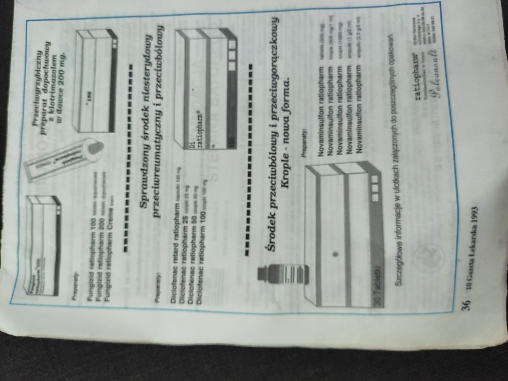 Gazeta Lekarska listopad 1993 r. dla kolekcjonerów