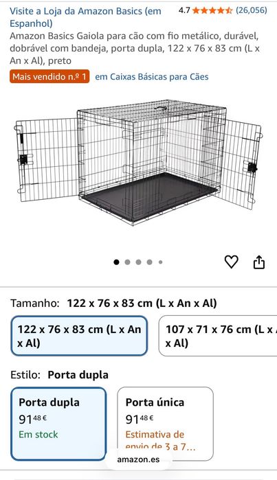 Jaula / crate para cão