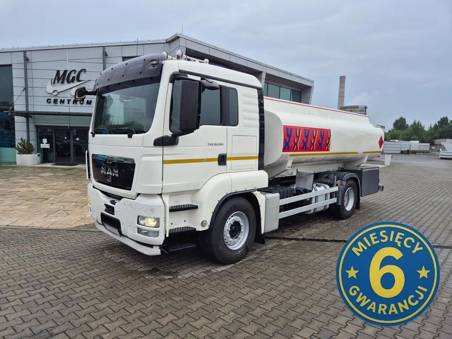 MAN TGS 18.360 / CYSTERNA / PALIWA + OLEJE / ADR / EURO 5 / 11M3 / 3 KOMORY / KABINA SYPIALNIANA / 1WŁ  Najtańsza w PL! Mocny silnik, Cysterna na paliwo, 3 komory, Sypialka