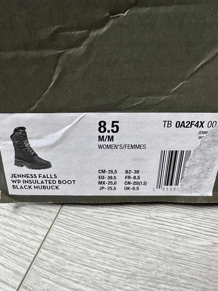 Timberland Женские зимние кожаные ботинки FR 8,5 uk6,5 25,5-26см нога