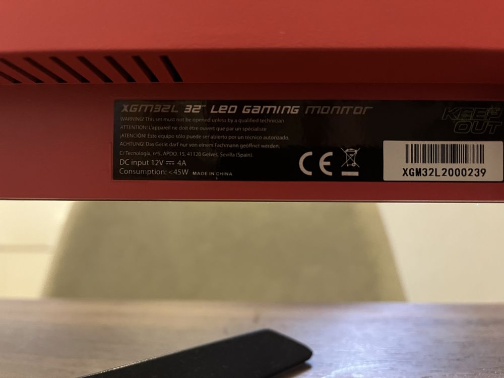 Monitor gaming 32