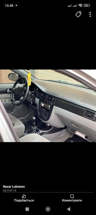 Продам chevrolet lacetti 2007 року чистий бензин